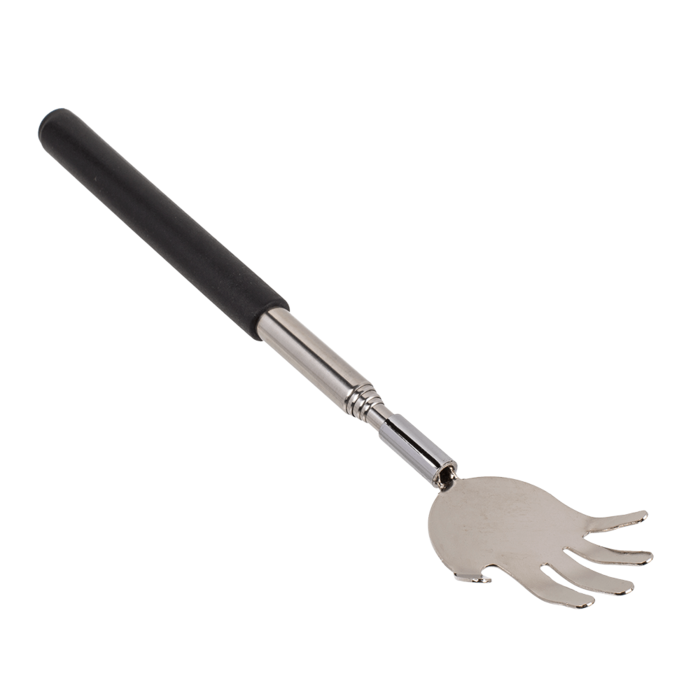 Extendable metal back scratcher with rubber - Image 4