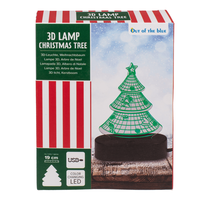 3D-Lamp, Christmas Tree, ca. 19 cm, - Image 2