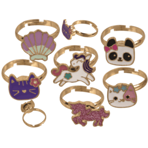 Ring with spinner, Animal Friends,