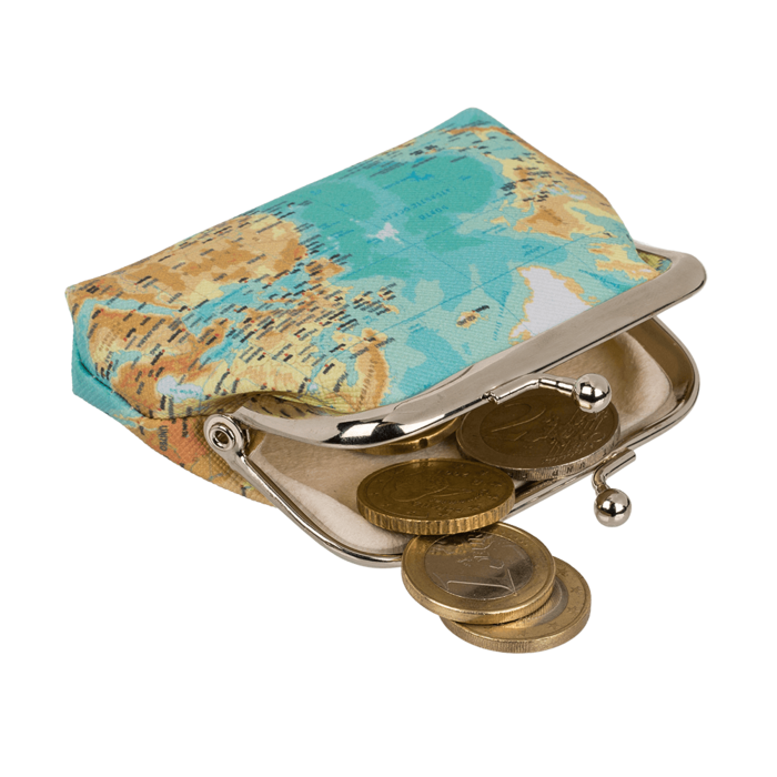 Purse, Worldmap, - Image 2