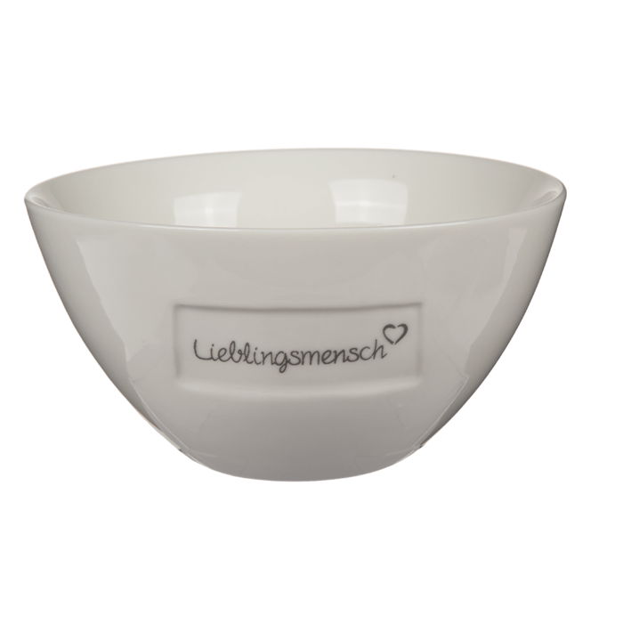 New bone china cereal bowl, Lieblingsmensch, - Image 3
