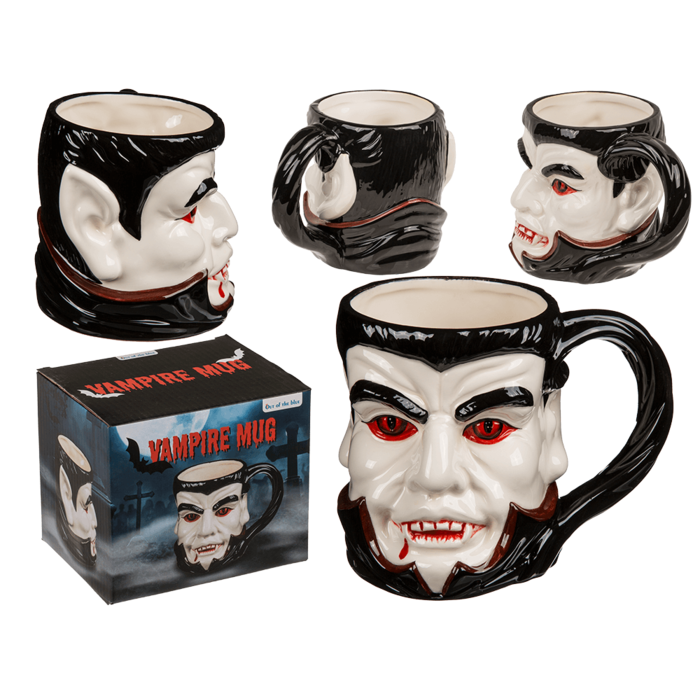 Mug, Vampire, 15 x 11,5 cm, stoneware