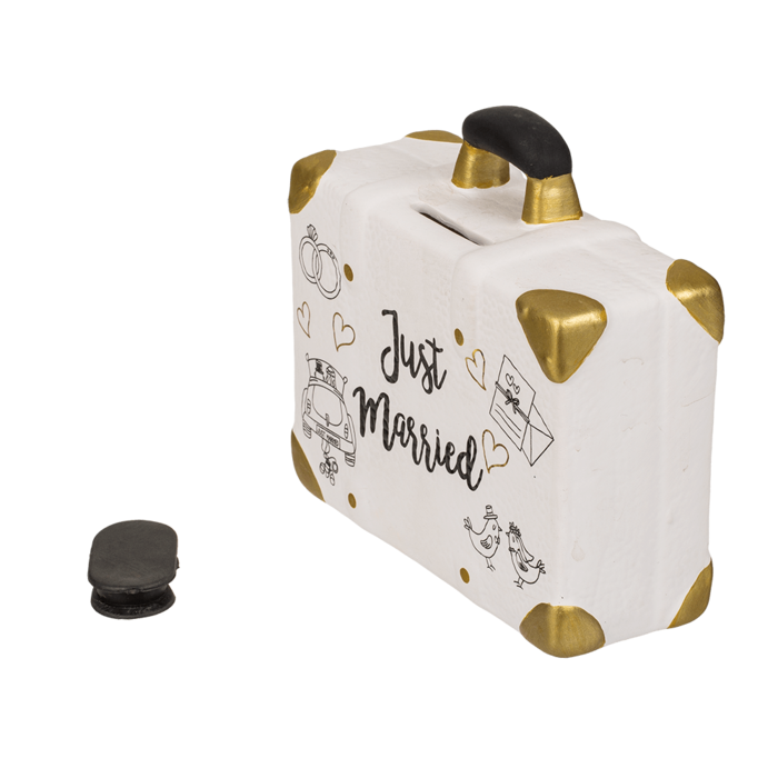 Savings box suitcase , Just married, - Image 3