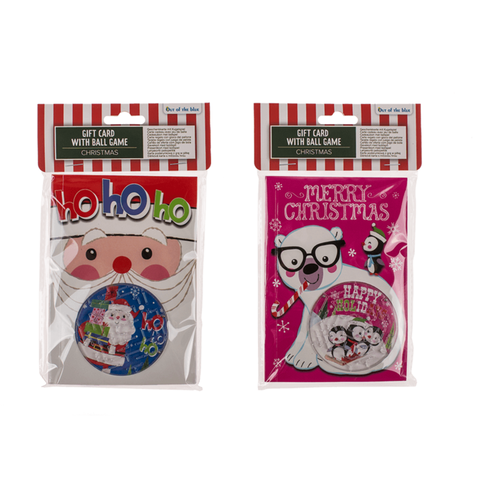 Gift card with ball game , Xmas, - Image 2