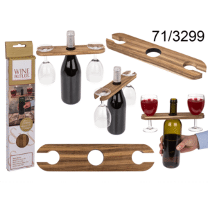 Wine Butler, ca. 25 x 6 x 1 cm,