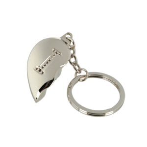 Metal Keychain, Broken Heart,