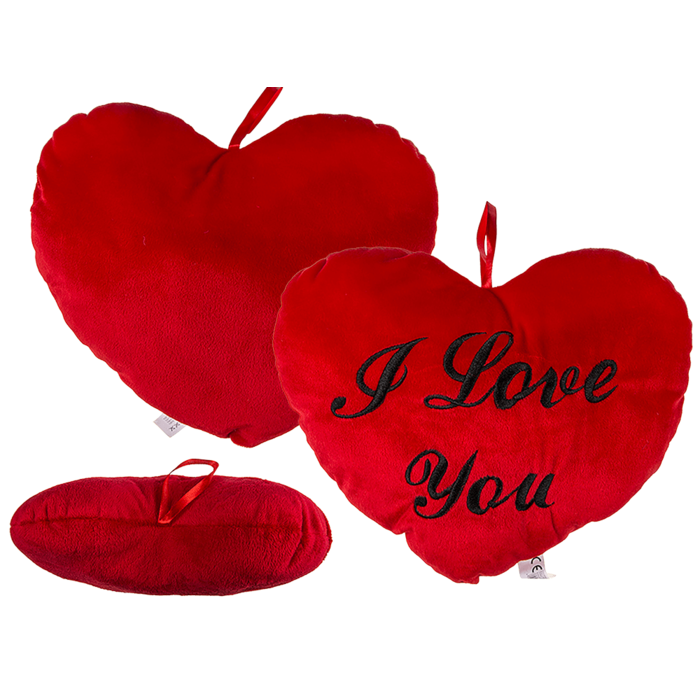 Red Plush Heart 'I Love You' Stuffed Toy