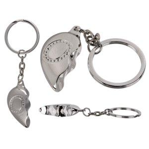 Metal Keychain, Broken Heart,