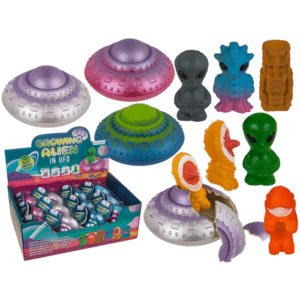 Growing Alien in Ufo, approx. 8 x 5,5 cm,