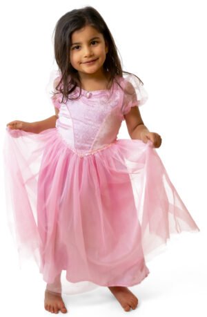 Dress - Pink Princess - Gem - 116–128 cm / 6–8 years