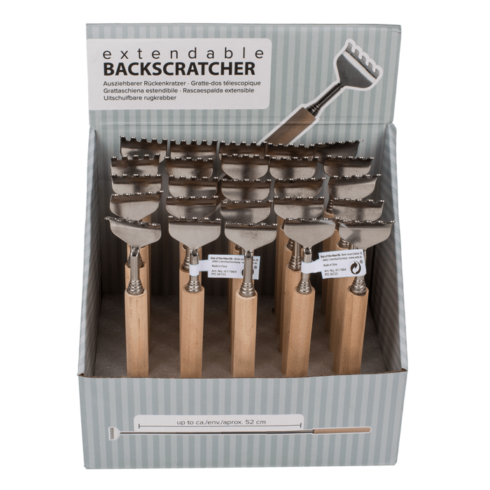 Extendable metal back scratcher, - Image 2
