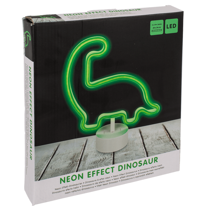 Neon Lamp, Dinosaur, 29 x 24 cm, - Image 3