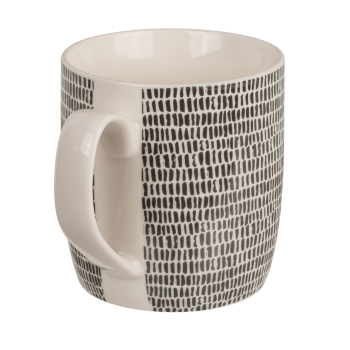 Mug, black/white, ca. 8,6 x 9,2 cm, - Image 2