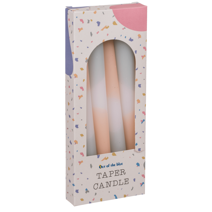 Taper candle with colour gradient, Pastel, - Image 3