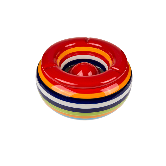 Ceramic storm ashtray, Stripes, - Image 3