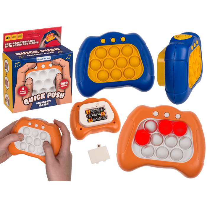Quick Push Game Console with sound and LED lights,