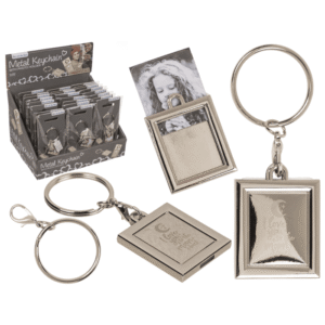 Metal keychain, with Photo Holder, - 24/1181#