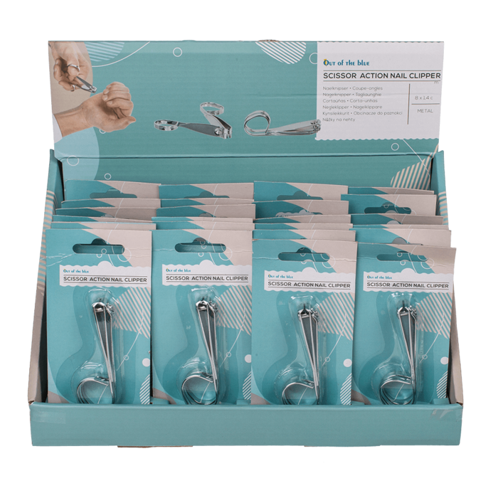 Scissor Action Nail Clippers, approx. 8 x 1,4 cm, - Image 2