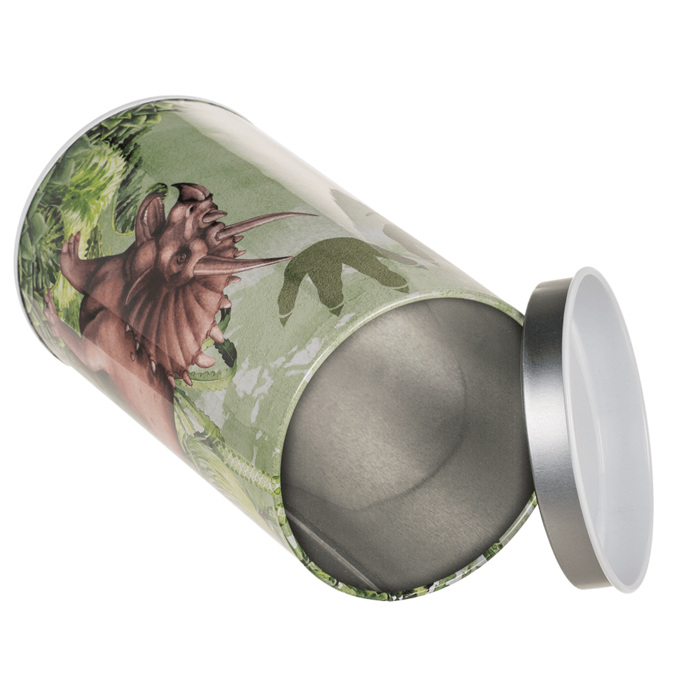 Tin Metal Money Bank, Dinosaur, - Image 2