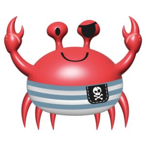 Foil Balloon - Shape - Crab - 93 x 75 cm