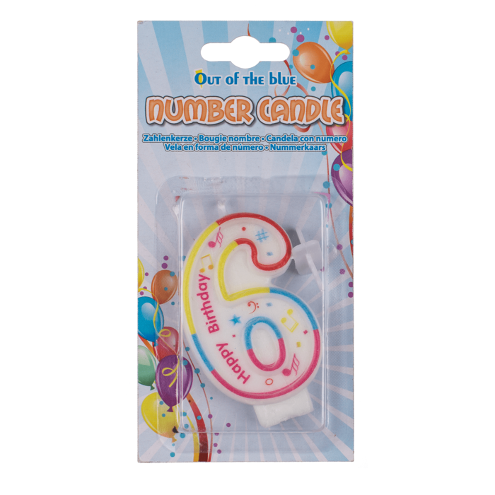 Number Candle - Number 6 - Image 4