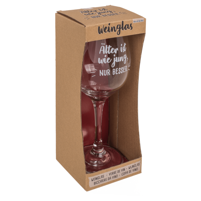 Wine glass, Älter ist wie jung, nur besser, - Image 3