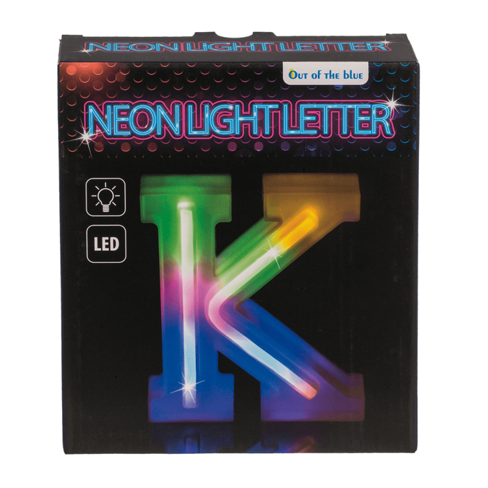 Neon Light Letter; K, Height: 16 cm, for - Image 2