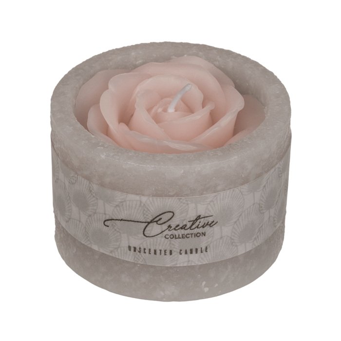Candle, rose, - Image 3