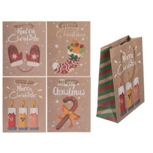 Paper gift bag, Christmas Warms, - 160107#