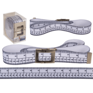 Diet Belt, ca. 155 x 3,8 cm, with metal buckle,