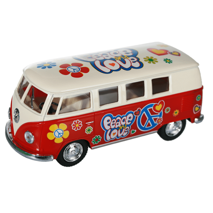 Metal model car with pull back, VW T1 Bus 1962 -, - Image 3