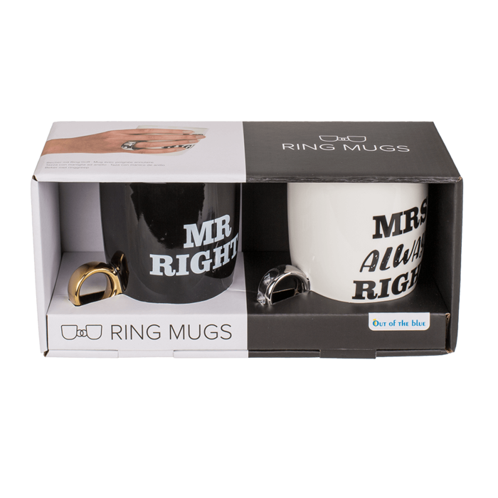 Ceramic mug, Mr Right & Mrs Always Right - Image 4