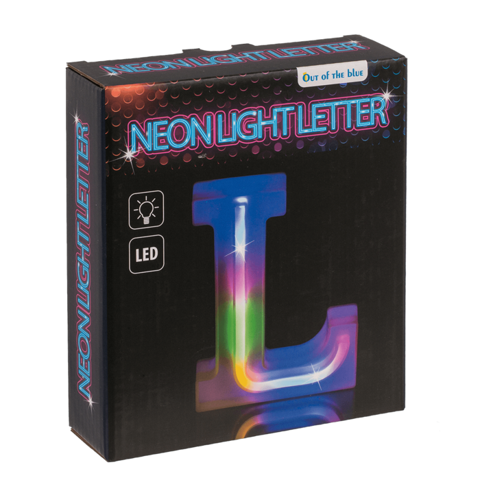 Neon Light Letter, L, Height: 16 cm, for - Image 3