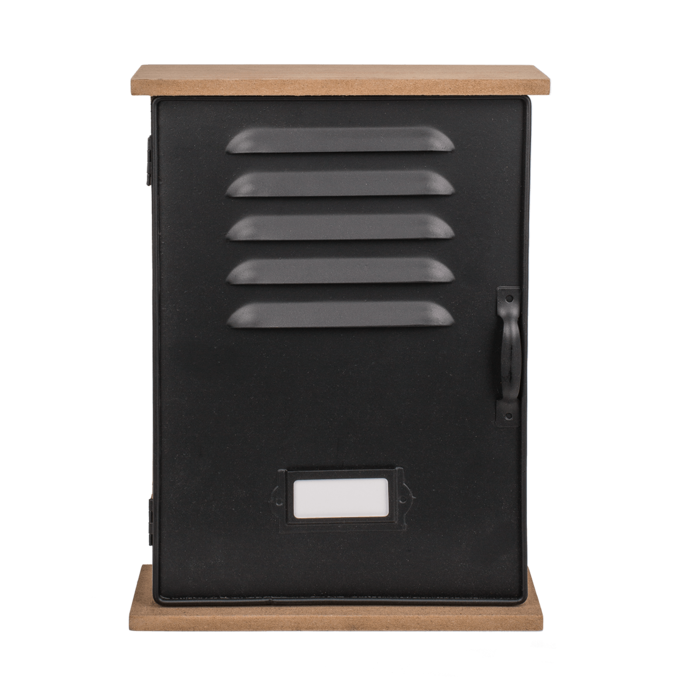 Wooden/metal-key box, - Image 4