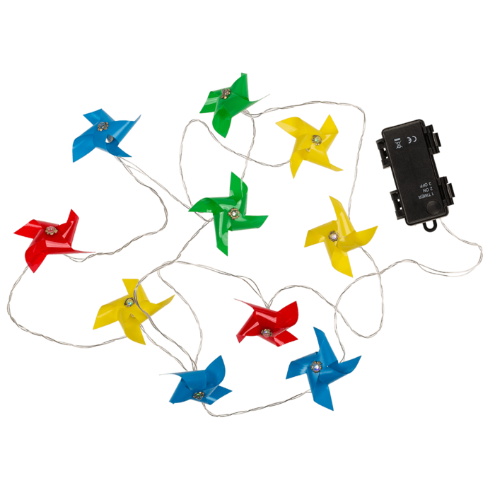 Light chain, Windmill, with 10 LED, - Image 4