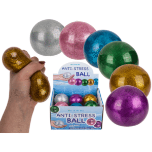 Squeeze glitter water ball,