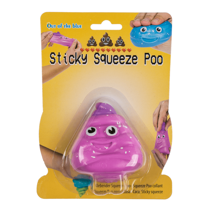 Sticky Squeeze Poo Stress Relief Ball - Image 2