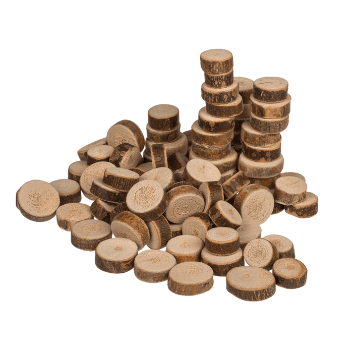 Wooden decoration slices small, - Image 4