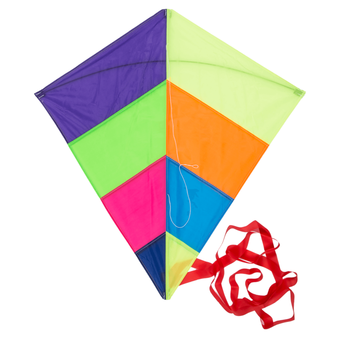 Kite with storage bag, Rainbow, - Image 2
