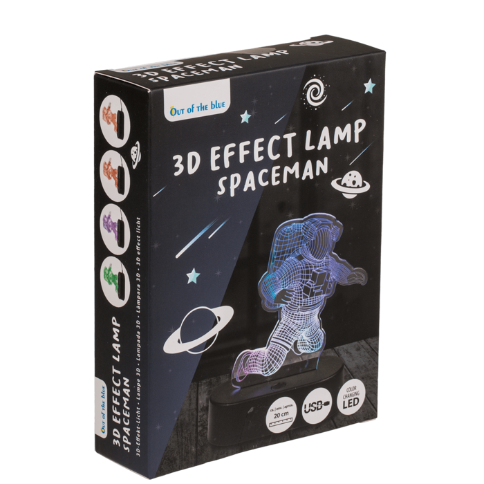 3D-Lamp, Spaceman, ca. 20 cm, with USB-cable - Image 4