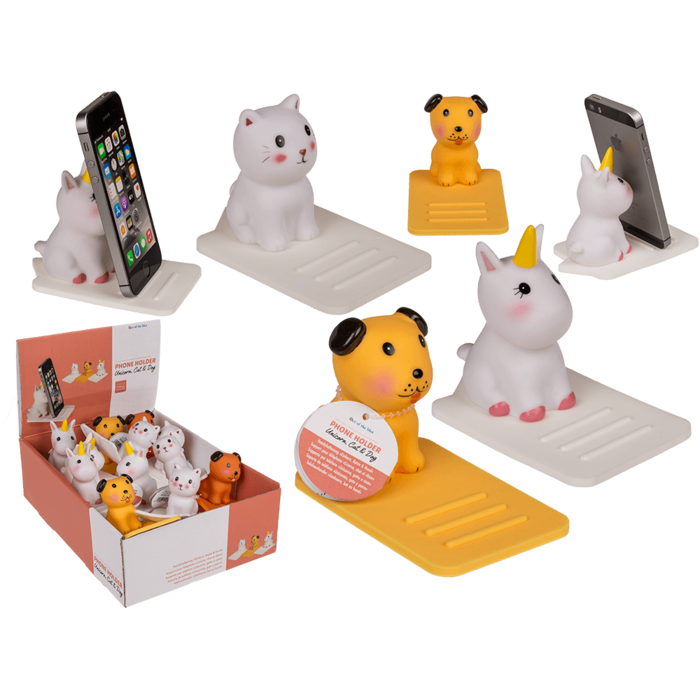 Phone holder, Animals, ca. 9,5 x 7 cm,