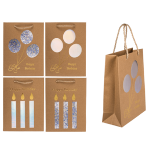 Craft paper bag, Happy Birthday