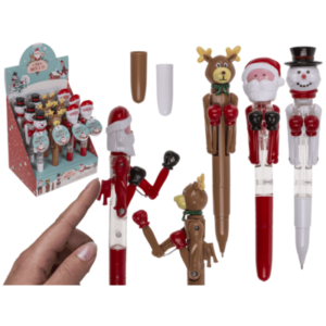 Pen,Santa & Co,.ca. 18 cm, 3 ass