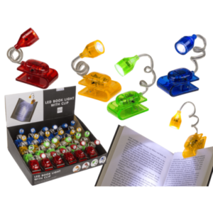 Reading lamp with LED (incl. batteries)  ca. 4 cm,