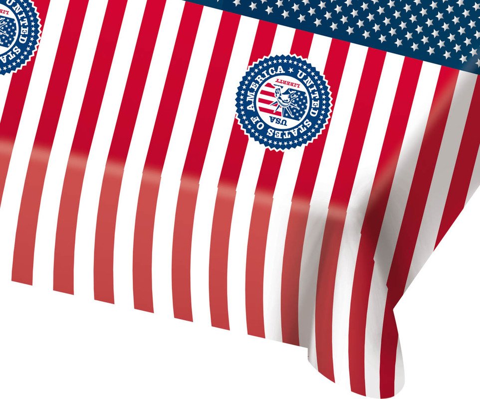 USA Party Table Cloth - 130x180 cm