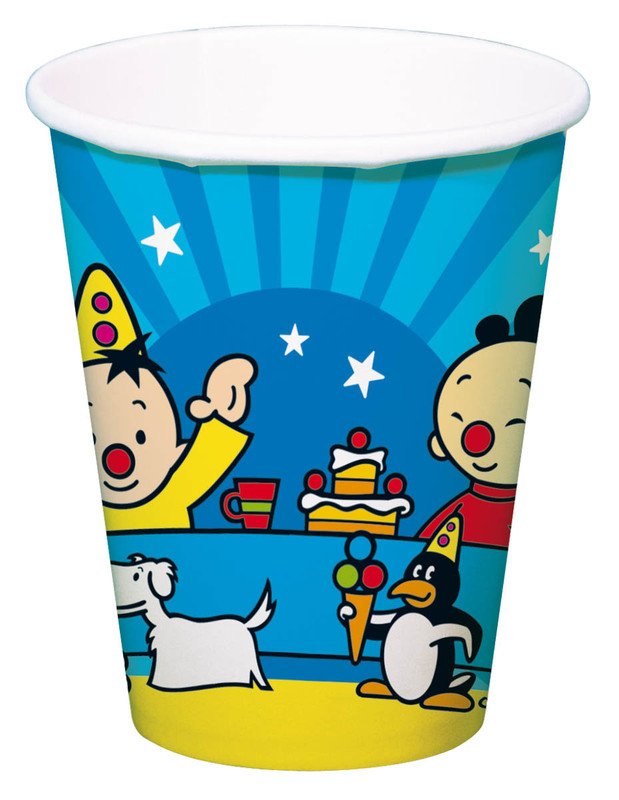 Paper Cups - Bumba Clown Birthday - 250 ml - 8 pieces