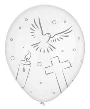Holy Communion Balloons White - 8 pieces