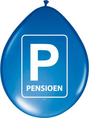 Retirement Parking Lot Balloons - 8 pieces