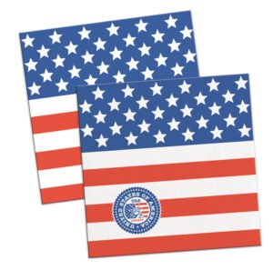 USA Party Napkins 25x25 cm - 20 pieces