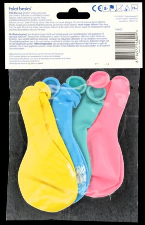 Balloons various colours 25 cm - 8 pieces